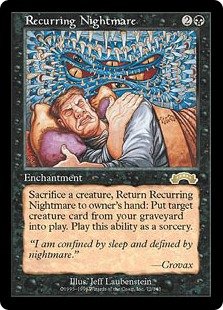 MTG　Recurring Nightmare　繰り返す悪夢　エクソダス　英語版 Amazon.co.jp: 英語版 エクゾダス Exodus EXO 繰り返す悪夢 Recurring